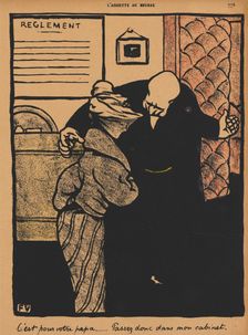 Crimes and Punishments XIX, 776: It's about your father , 1872. Creator: Félix Vallotton (French, 1865-1925)