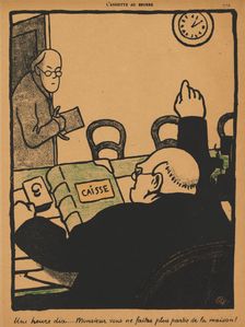 Crimes and Punishments XV, 772: Ten Past One , 1871. Creator: Félix Vallotton (French, 1865-1925)