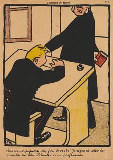 Crimes and Punishments XVII, 774: You shall conjugate , 1871. Creator: Félix Vallotton (French, 1865-1925)