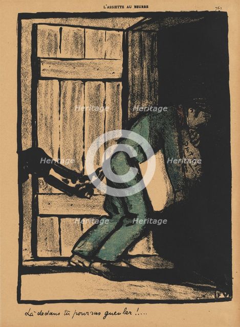 Crimes and Punishments IV, 761: You can bawl, 1872. Creator: Félix Vallotton (French, 1865-1925).