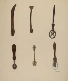 Crimping Wheel, c. 1939. Creator: John Wilkes