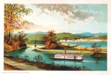 Crinan Canal at Lochgilphead, Scotland, 1891. Creator: Unknown