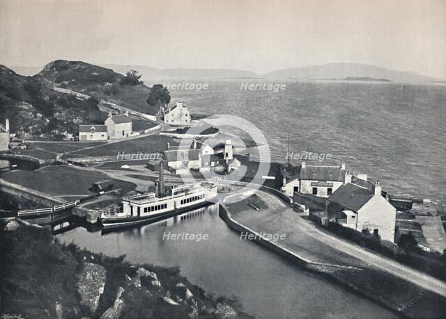 'Crinan - The Western Terminus of the Canal and the Sound of Jura', 1895. Artist: Unknown.