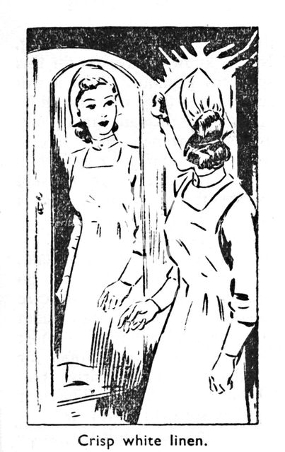 'Crisp white linen', 1940. Artist: Unknown.
