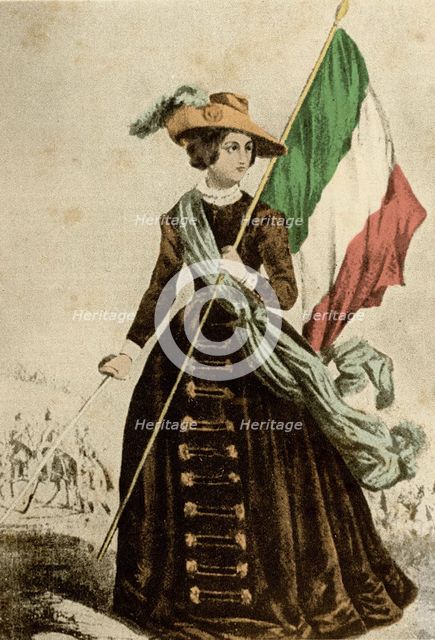Cristina Trivulzio di Belgiojoso (1808-1871), 1848.