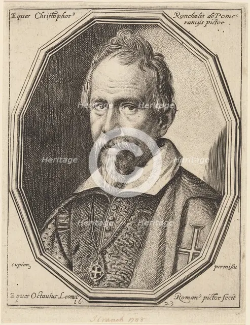 Cristoforo Roncalli, 1623. Creator: Ottavio Mario Leoni.