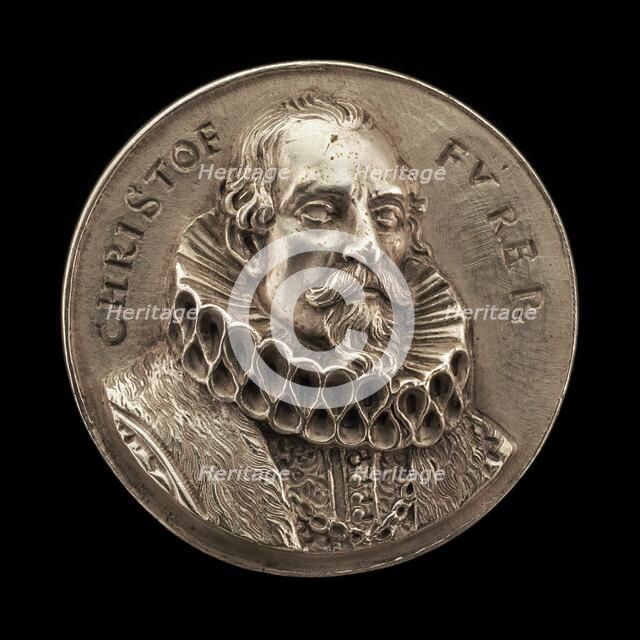 Cristoph Fürer von Haimendorf, 1578-1653, Patrician of Nuremberg [obverse], 1645. Creator: Johann Bartholomäus Braun.