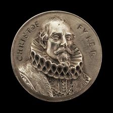 Cristoph Fürer von Haimendorf, 1578-1653, Patrician of Nuremberg [obverse], 1645. Creator: Johann Bartholomäus Braun