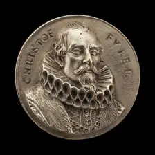 Cristoph Fürer von Haimendorf, 1578-1653, Patrician of Nuremberg [obverse], 1645. Creator: Johann Bartholomäus Braun