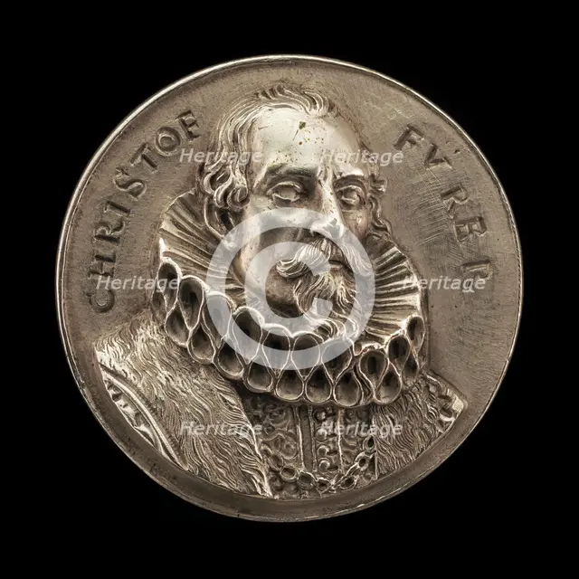 Cristoph Fürer von Haimendorf, 1578-1653, Patrician of Nuremberg [obverse], 1645. Creator: Johann Bartholomäus Braun.