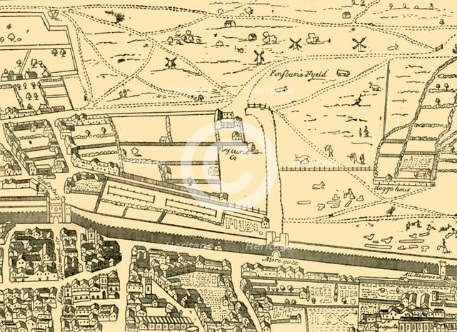'Cripplegate and Neighbourhood', (c1872). Creator: Unknown.