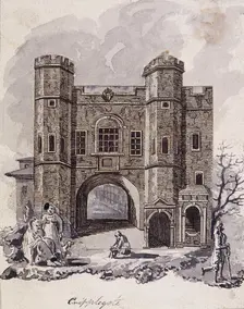 Cripplegate, London, 1750. Artist: Anon
