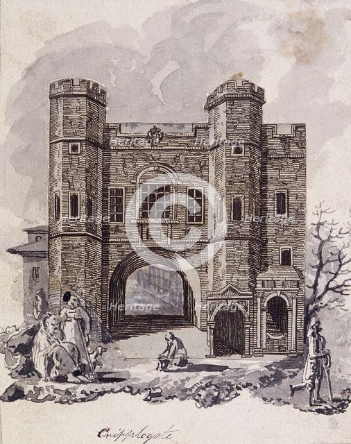 Cripplegate, London, 1750. Artist: Anon