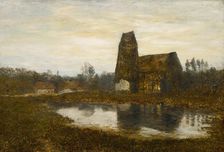 Criqueboeuf Church, Normandy, 1893. Creator: Homer Dodge Martin