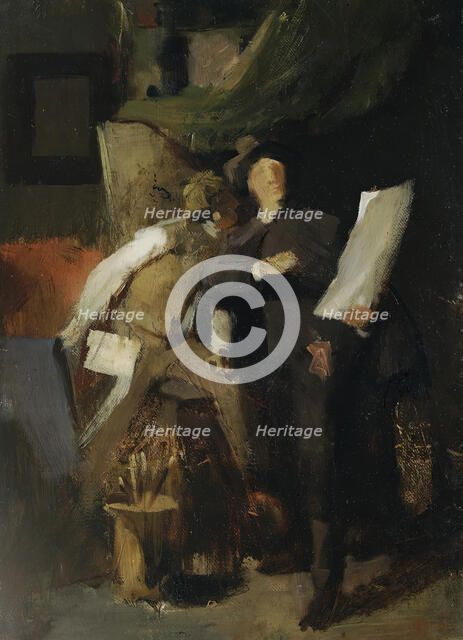 Critics, 1868. Creator: Wilhelm Maria Hubertus Leibl.