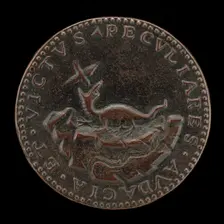 Crocodile and Trochilus [reverse]. Creator: Battista d'Elia da Genova