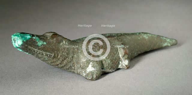 Crocodile Figurine, Late Period-Roman Period (711 BCE-150 CE). Creator: Unknown.