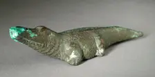 Crocodile Figurine, Late Period-Roman Period (711 BCE-150 CE). Creator: Unknown