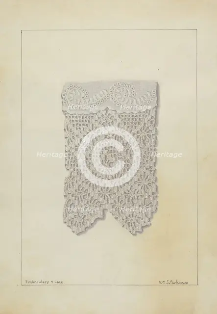 Crochet, c. 1937. Creator: William Parkinson.
