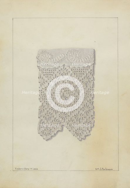 Crochet, c. 1937. Creator: William Parkinson.