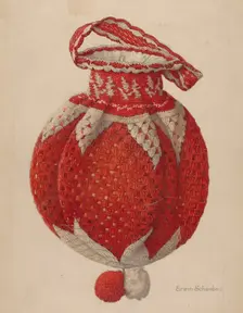 Crocheted Handbag, 1935/1942. Creator: Erwin Schwabe