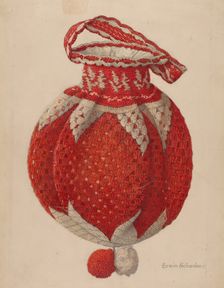 Crocheted Handbag, 1935/1942. Creator: Erwin Schwabe