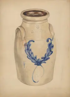Crock, 1935/1942. Creator: Eleanor Gausser