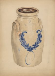 Crock, 1935/1942. Creator: Eleanor Gausser