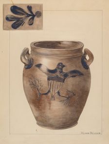Crock, 1935/1942. Creator: Yolande Delasser