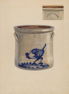 Crock, c. 1936. Creator: Charles Caseau