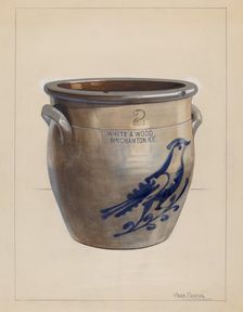 Crock, c. 1936. Creator: Charles Caseau