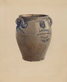 Crock, c. 1936. Creator: Charles Caseau