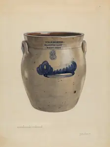 Crock, c. 1936. Creator: Charles Caseau