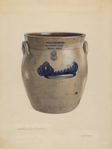 Crock, c. 1936. Creator: Charles Caseau