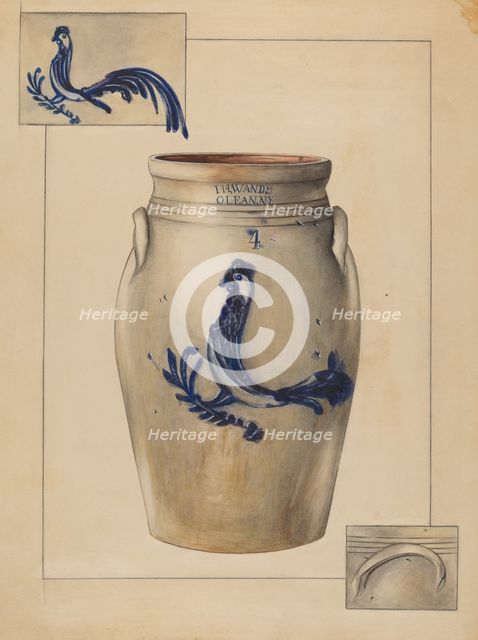 Crock, c. 1936. Creator: Anna Aloisi.