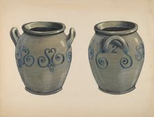 Crock, c. 1936. Creator: Fred Weiss