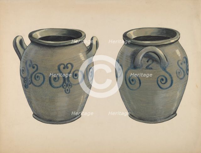Crock, c. 1936. Creator: Fred Weiss.
