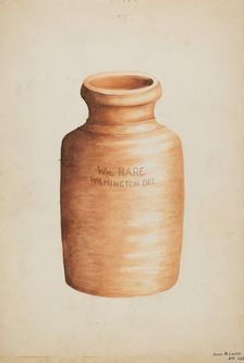 Crock, c. 1936. Creator: James M. Lawson