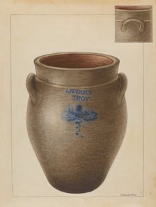 Crock, c. 1936. Creator: Nicholas Amantea