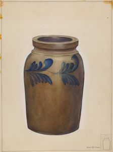Crock, c. 1936. Creator: Samuel Sulkowitz