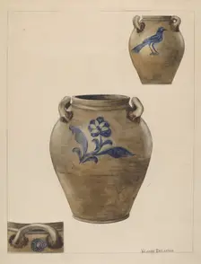 Crock, c. 1936. Creator: Yolande Delasser
