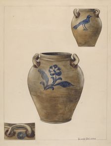 Crock, c. 1936. Creator: Yolande Delasser