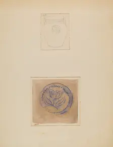 Crock, c. 1936. Creator: Yolande Delasser