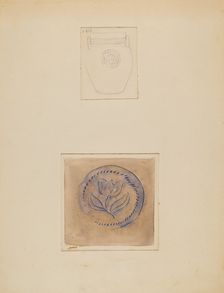 Crock, c. 1936. Creator: Yolande Delasser