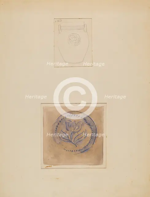 Crock, c. 1936. Creator: Yolande Delasser.