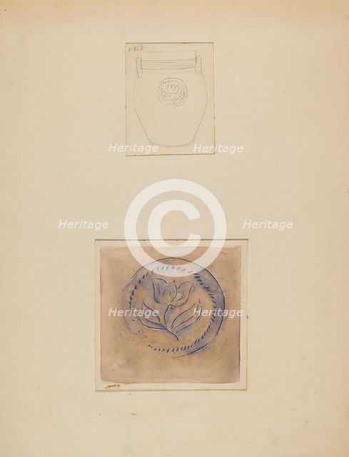 Crock, c. 1936. Creator: Yolande Delasser.