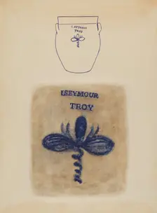 Crock, c. 1936. Creator: Yolande Delasser