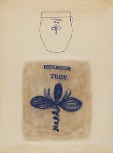 Crock, c. 1936. Creator: Yolande Delasser
