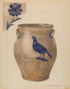 Crock, c. 1936. Creator: Yolande Delasser