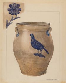Crock, c. 1936. Creator: Yolande Delasser